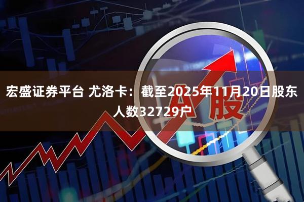 宏盛证券平台 尤洛卡：截至2025年11月20日股东人数32729户